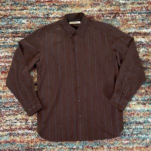 Tommy Bahama Button-Down Long Sleeve Shirt Palm Trees Size Medium